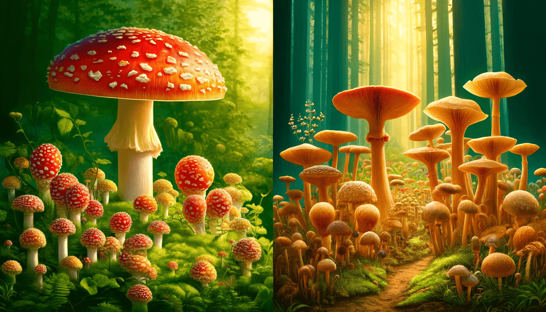 Amanita Muscaria vs. Psychedelic Mushrooms