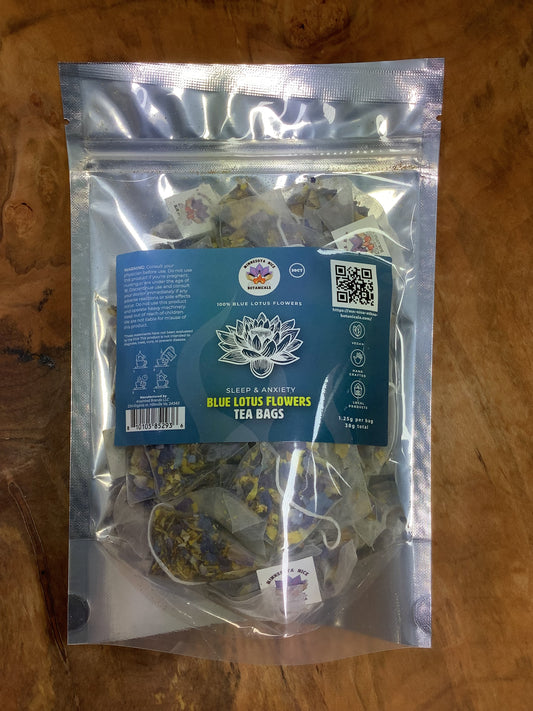 Blue Lotus Tea Bags 30ct (1g each)